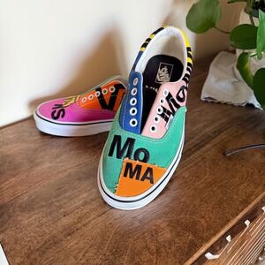 Vans x MoMA Faith Ringgold Era‎ Sneakers Women's Size 8 Multicolor Art Shoes